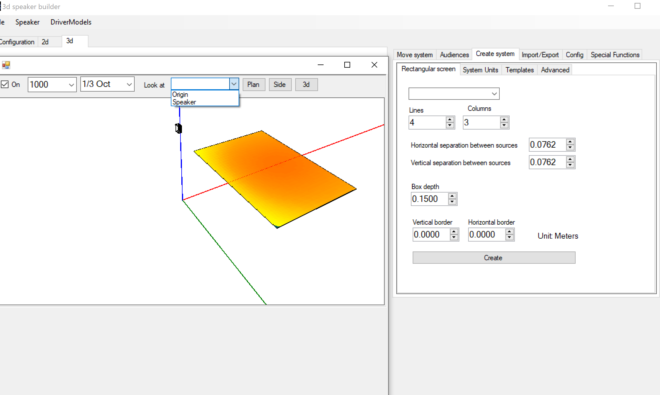 Wonderful 3D speaker creator