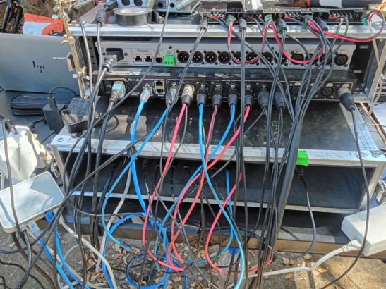 Listening session photograph