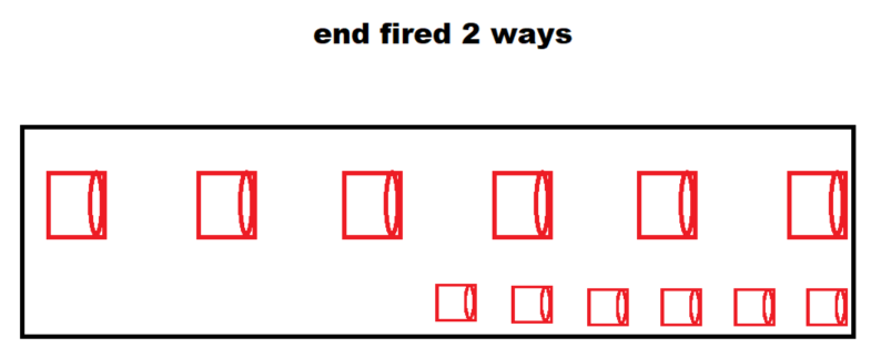 End-fired — another angle