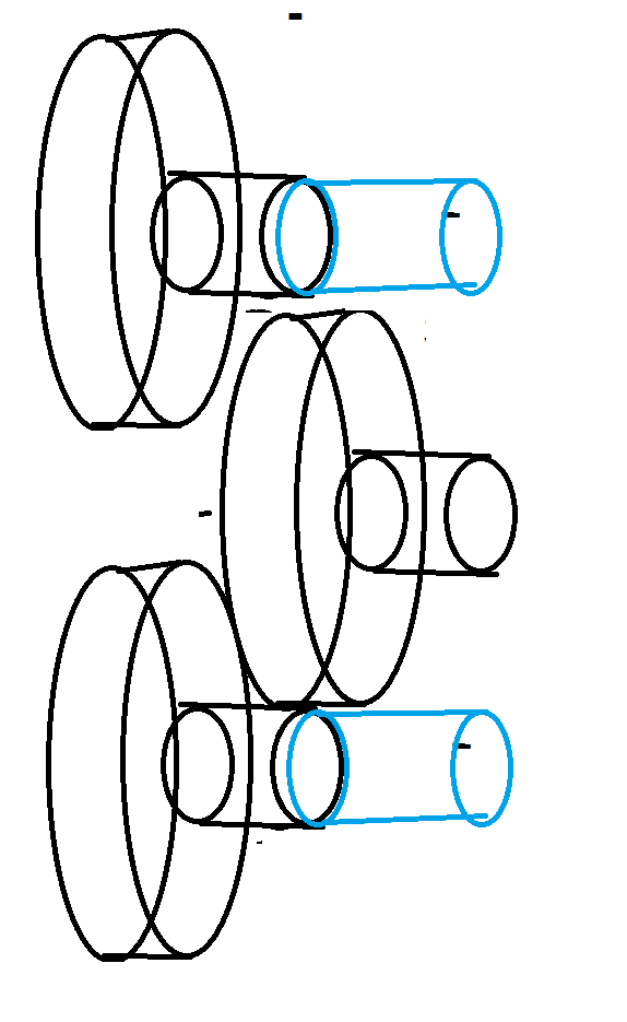 An idea on packing the drivers closer